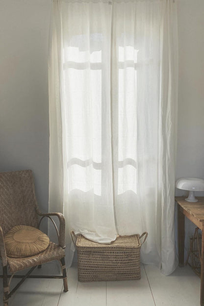 Rod pocket linen curtain - Linanden