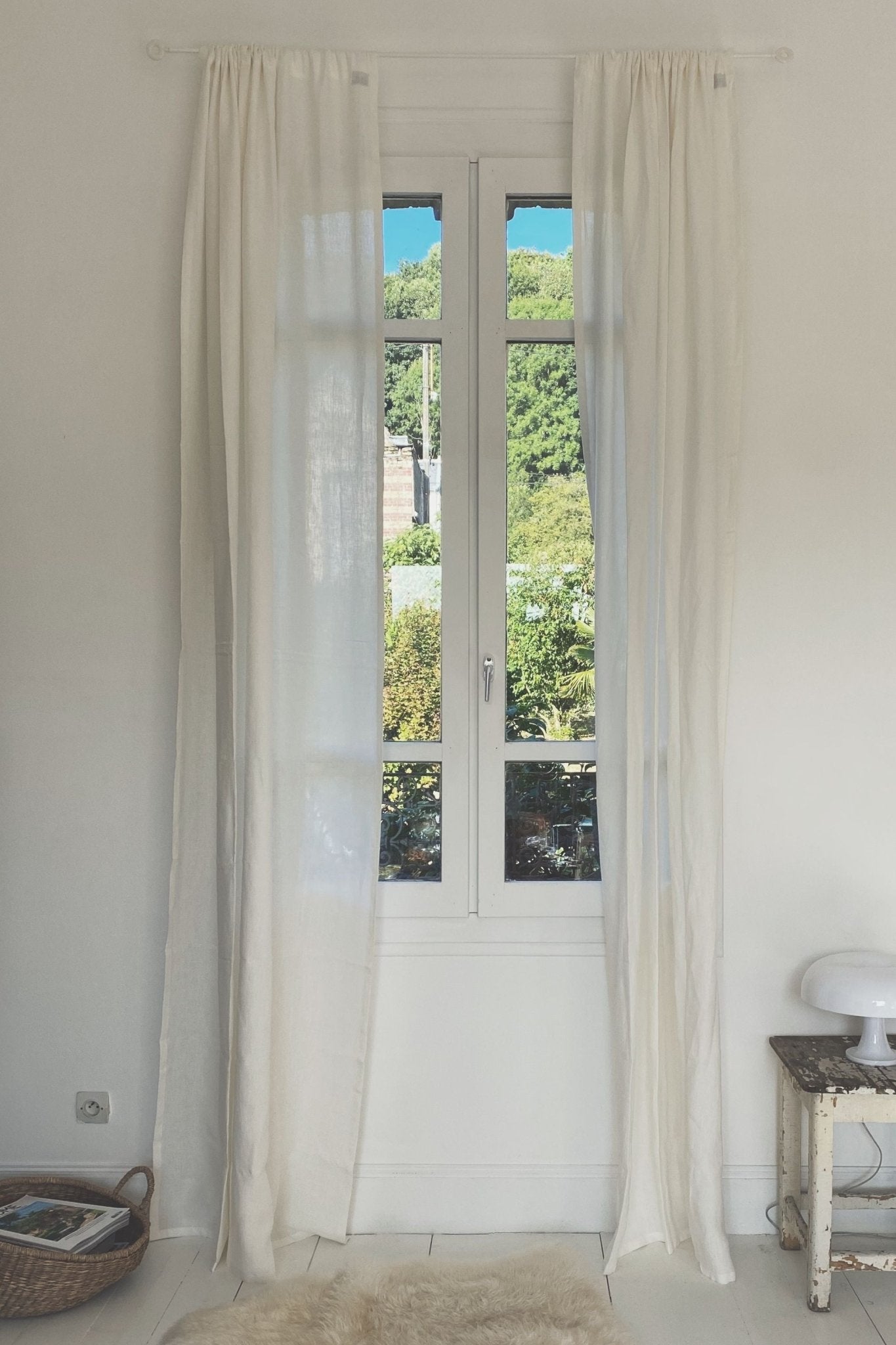 Rod pocket linen curtain - Linanden