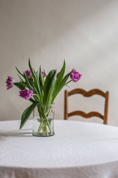 Round linen tablecloth - Linanden