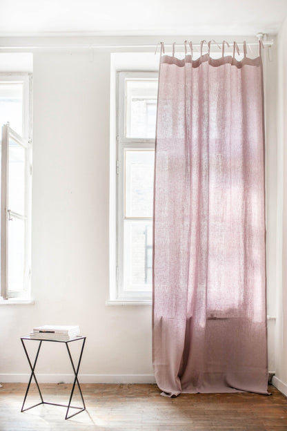 Tie top linen curtain - Linanden