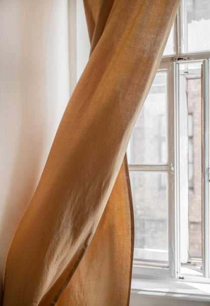 Tie top linen curtain - Linanden