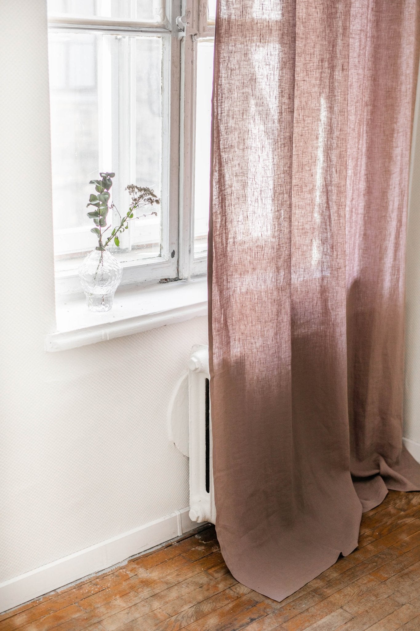 Tie top linen curtain - Linanden