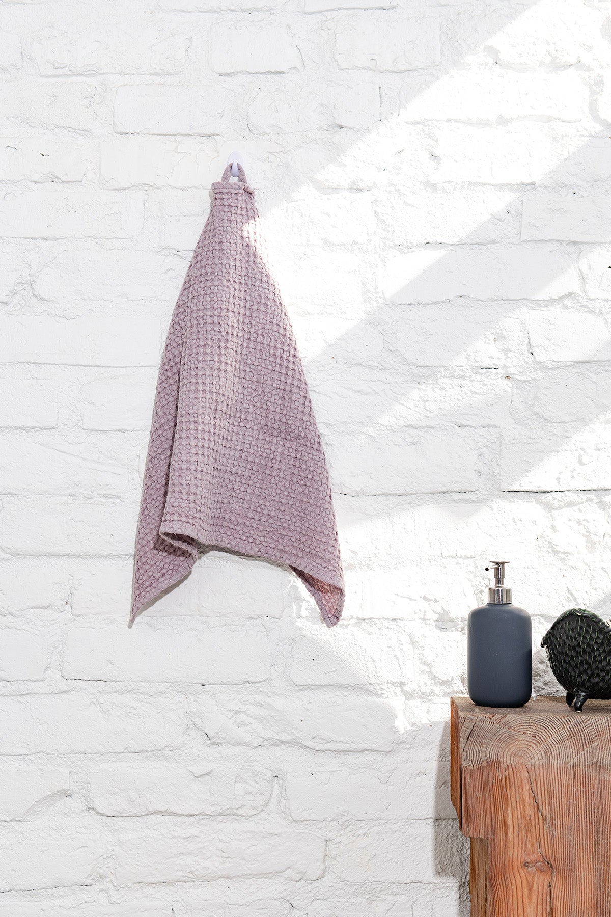 Waffle linen hand towel - Linanden