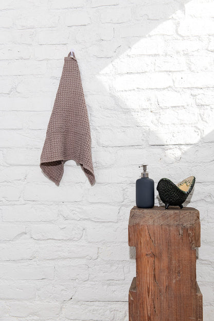 Waffle linen hand towel - Linanden